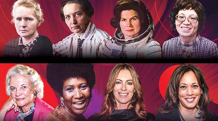 Eight famous women throughout history